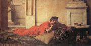 John William Waterhouse The Remorse of Nero After the Murder of his Mother oil painting on canvas